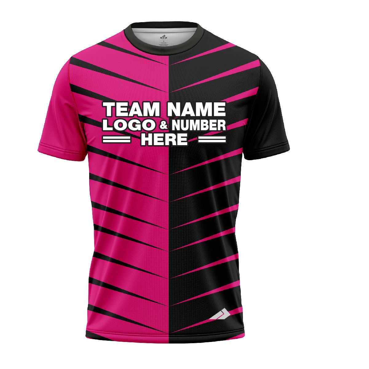 Custom Fully Sublimated Thorns Neon Pattern Pink Performance Jersey 1560