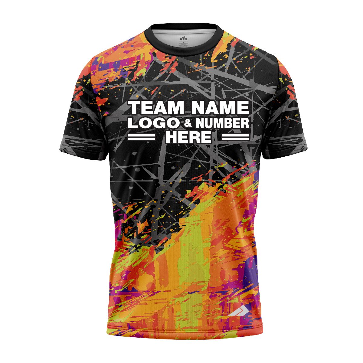 Custom Fully Sublimated Crazy Neon Pattern Multicolor Performance Jersey 1630
