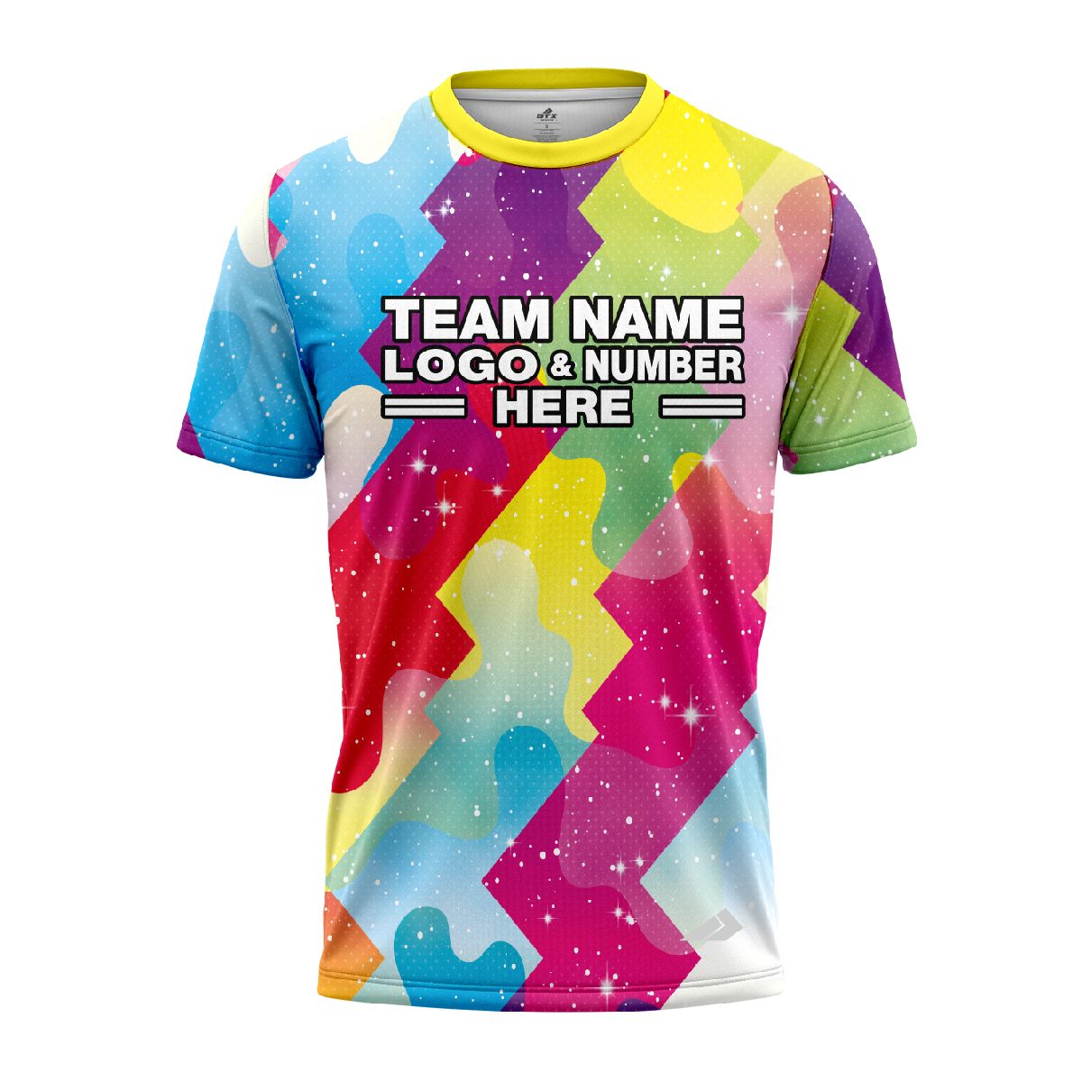 Custom Fully Sublimated Colorful Neon Pattern Multicolor Performance Jersey 1756