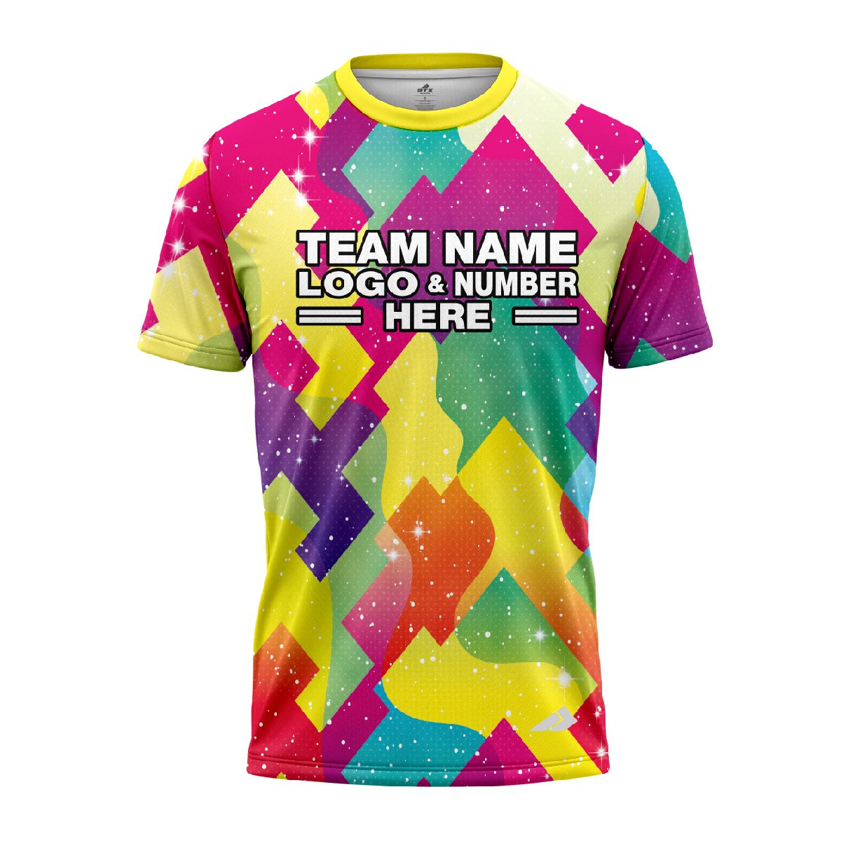 Custom Fully Sublimated Colorful Two Neon Pattern Multicolor Performance Jersey 1763