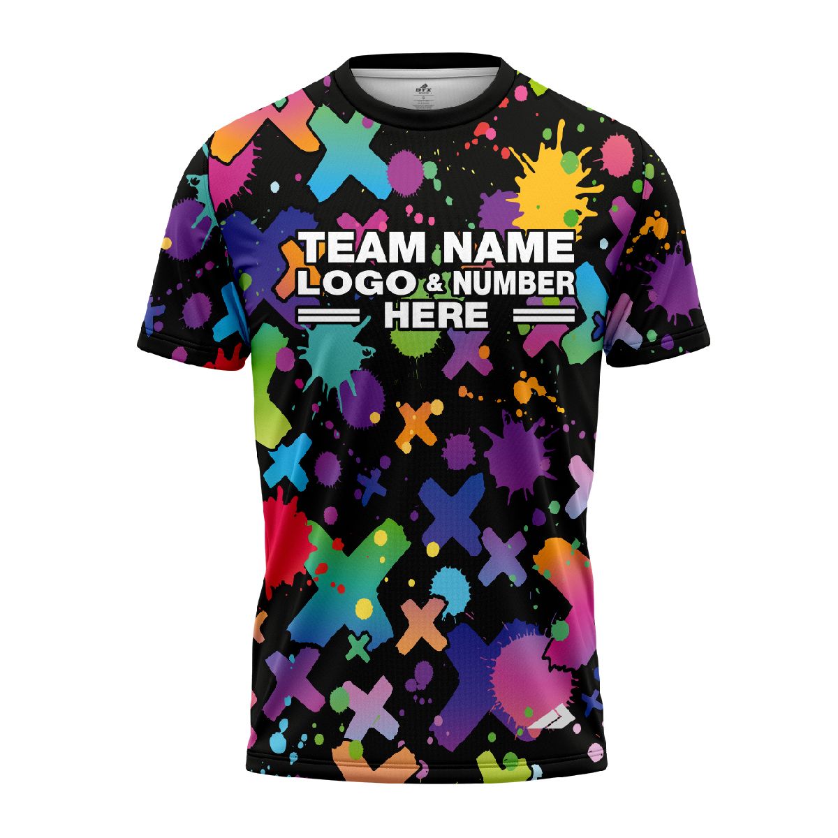 Custom Fully Sublimated Creative Burst Neon Pattern Multicolor Performance Jersey 1791