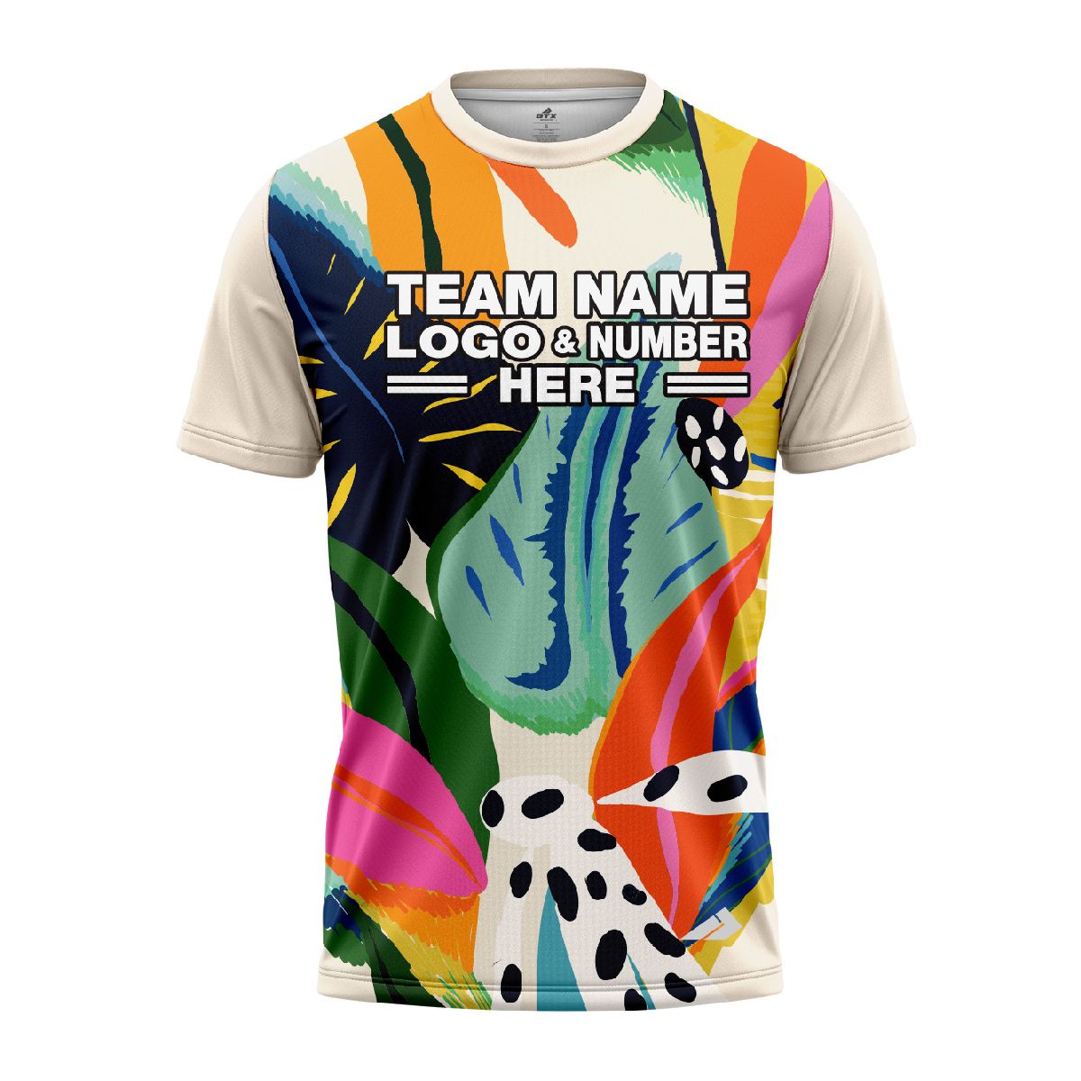 Custom Fully Sublimated Artistic Print Floral Pattern Multicolor Performance Jersey 2008