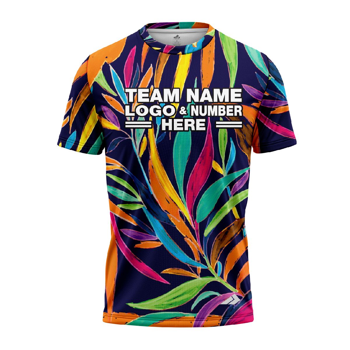 Custom Fully Sublimated Vivid Tropical Floral Pattern Multicolor Performance Jersey 2029