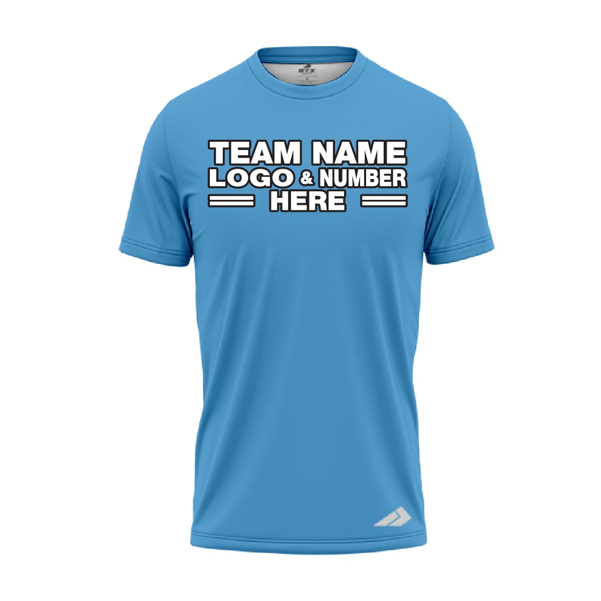 Custom Fully Sublimated Solid I13 Pattern Baby Blue Performance Jersey 2085