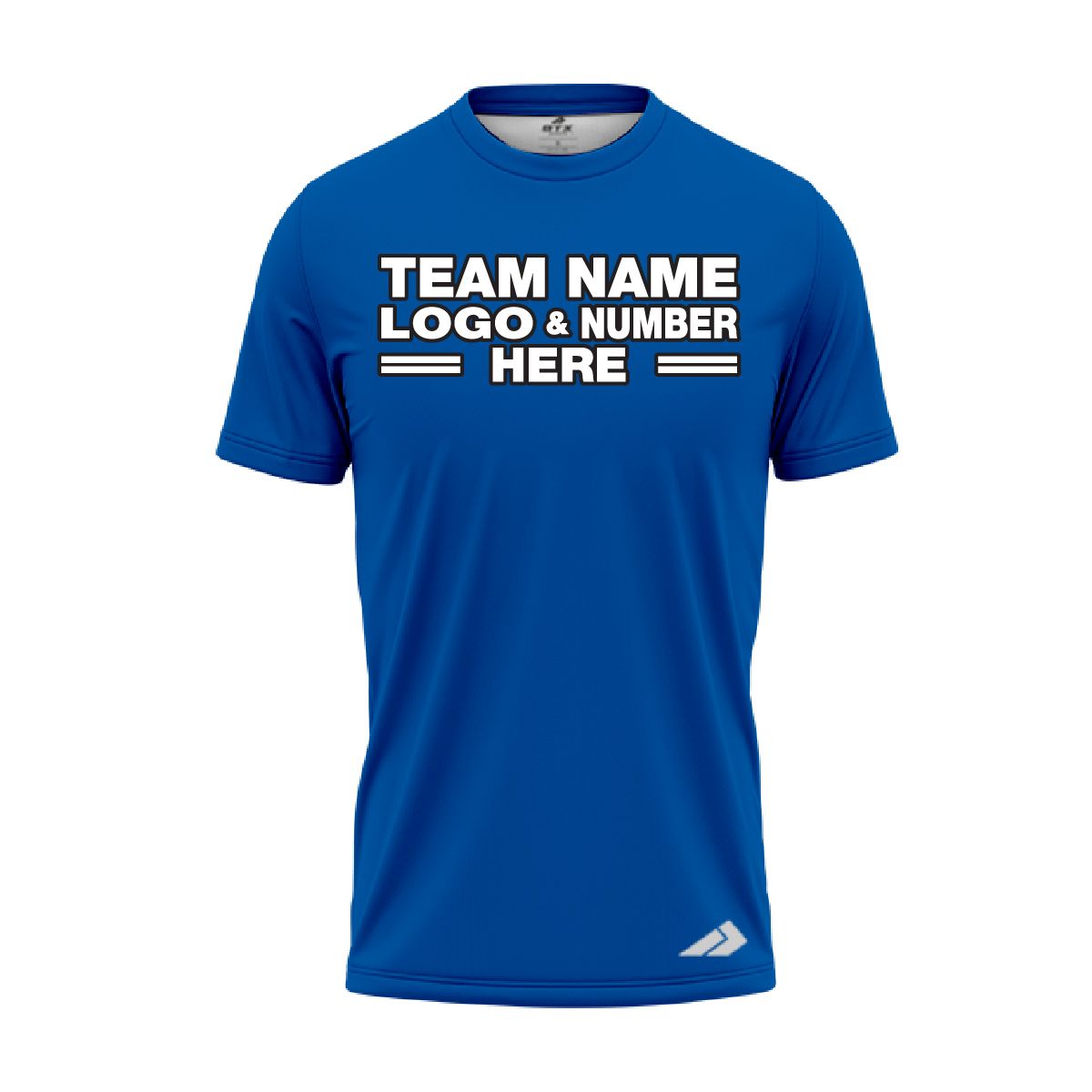 Custom Fully Sublimated Solid NN Pattern Royal Blue Performance Jersey 2099