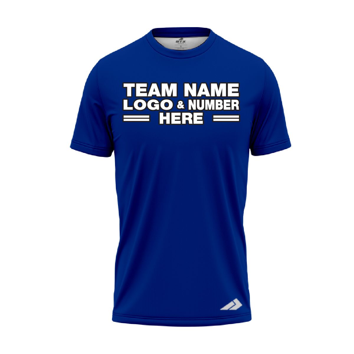 Custom Fully Sublimated Solid QQ Pattern Oxford Blue Performance Jersey 2113