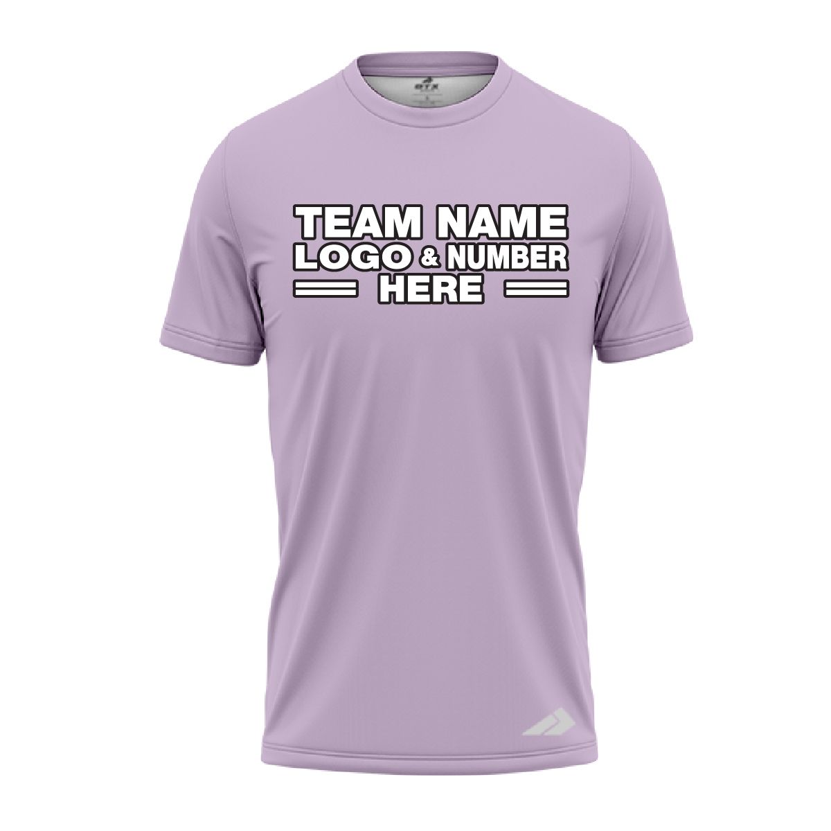 Custom Fully Sublimated Solid Q39 Pattern Pink Lavender Performance Jersey 2162