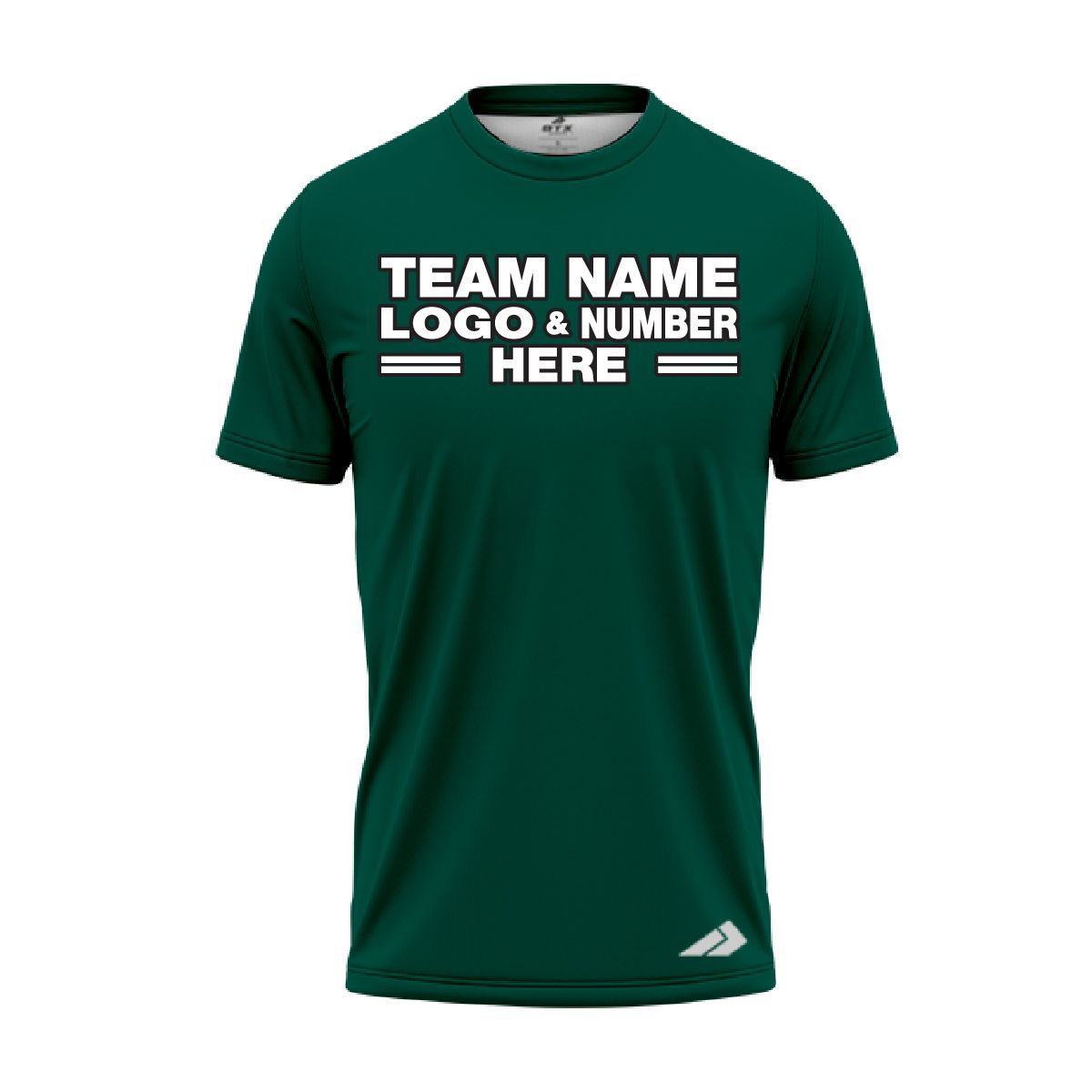Custom Fully Sublimated Solid S20 Pattern Forest Green Performance Jersey 2169