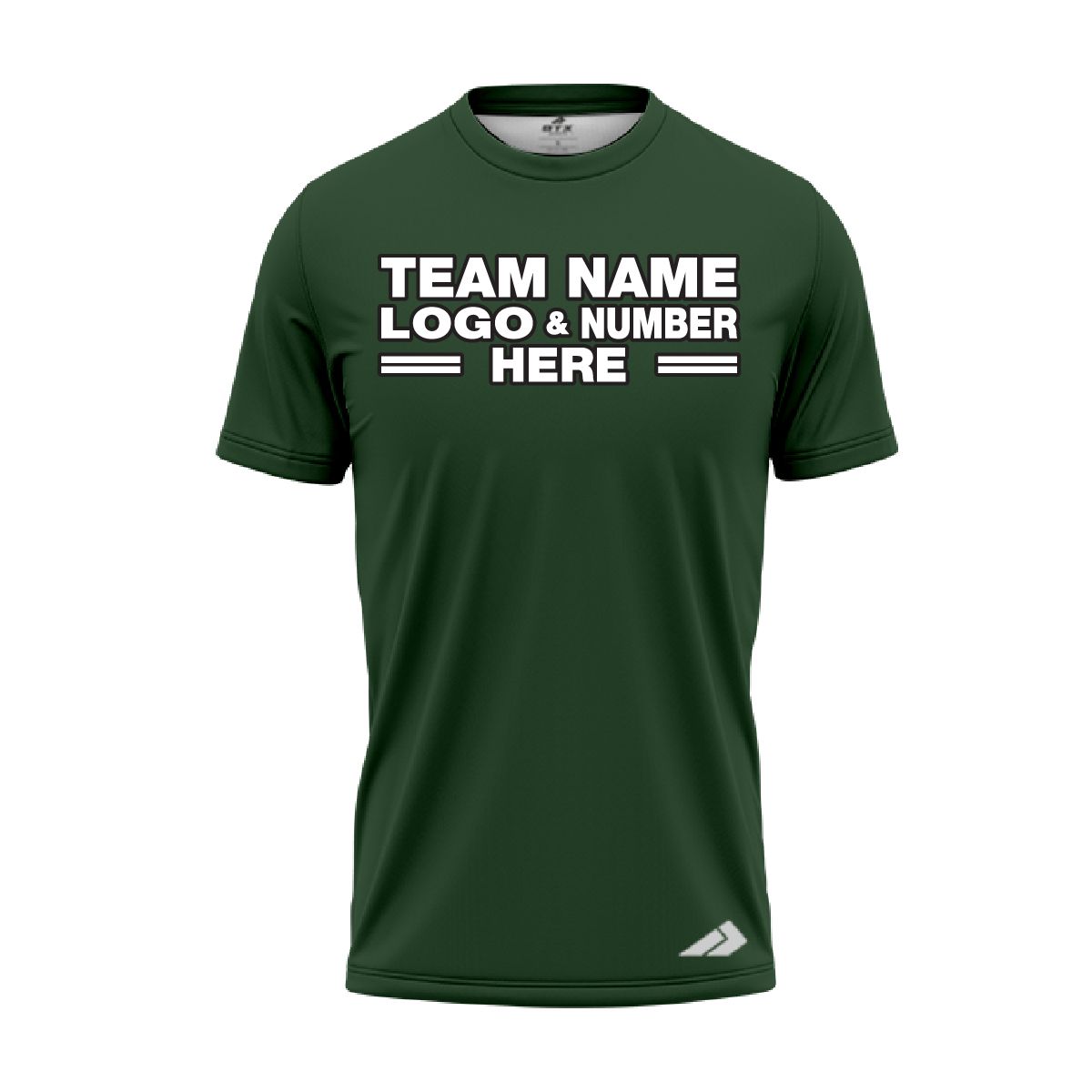 Custom Fully Sublimated Solid Z10 Pattern Army Green Performance Jersey 2246