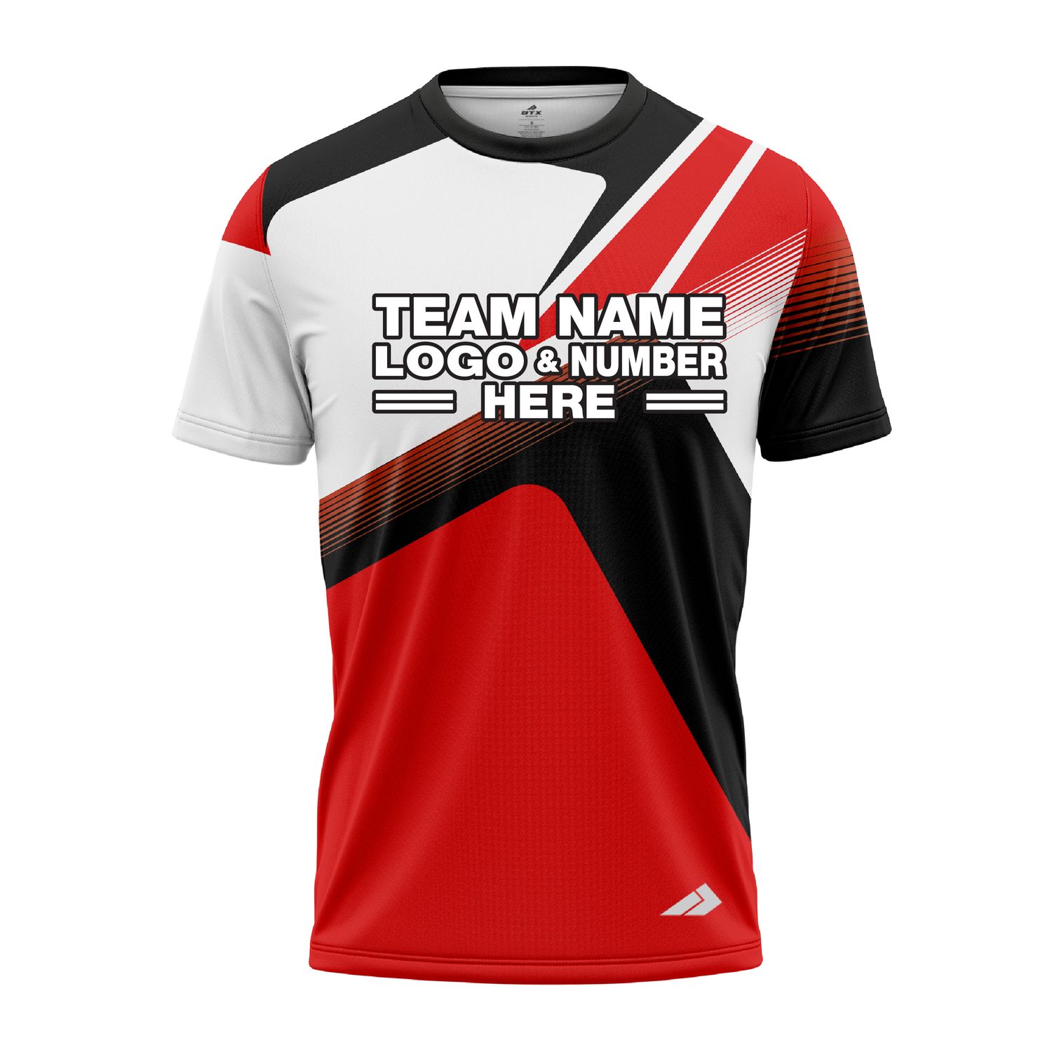 Custom Fully Sublimated Power Ranger Pattern Red Performance Jersey 2521