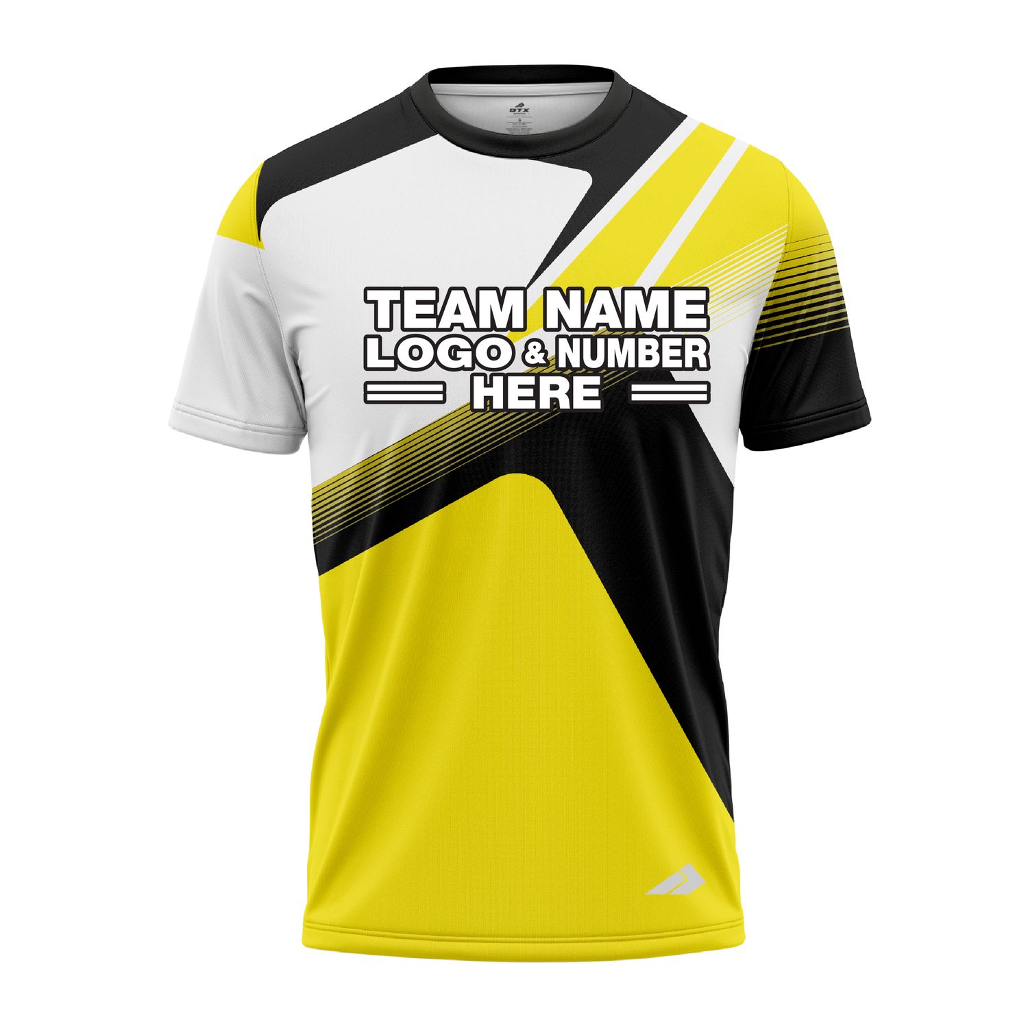 Custom Fully Sublimated Power Ranger Pattern Yellow Performance Jersey 2528