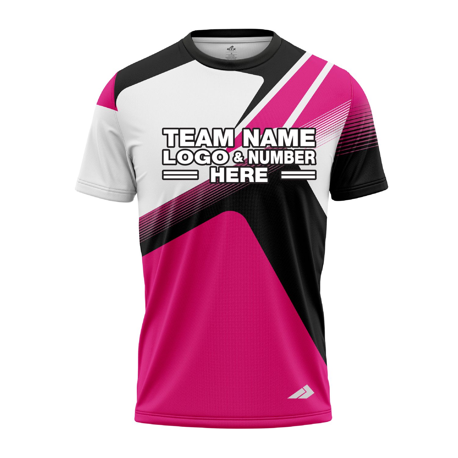 Custom Fully Sublimated Power Ranger Pattern Pink Performance Jersey 2602