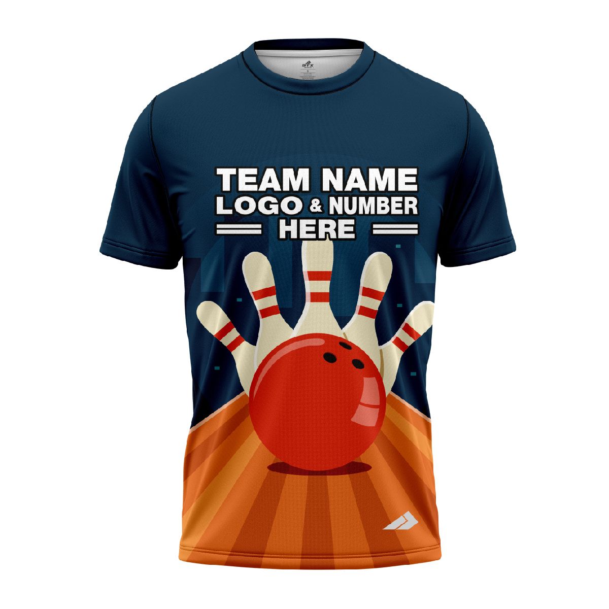 Custom Fully Sublimated Professional Bowling  Pattern Performance Jersey 2791