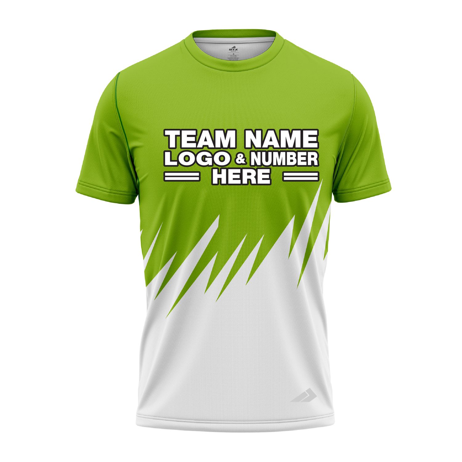 Custom Fully Sublimated Grass Pattern Green Performance Jersey 2910