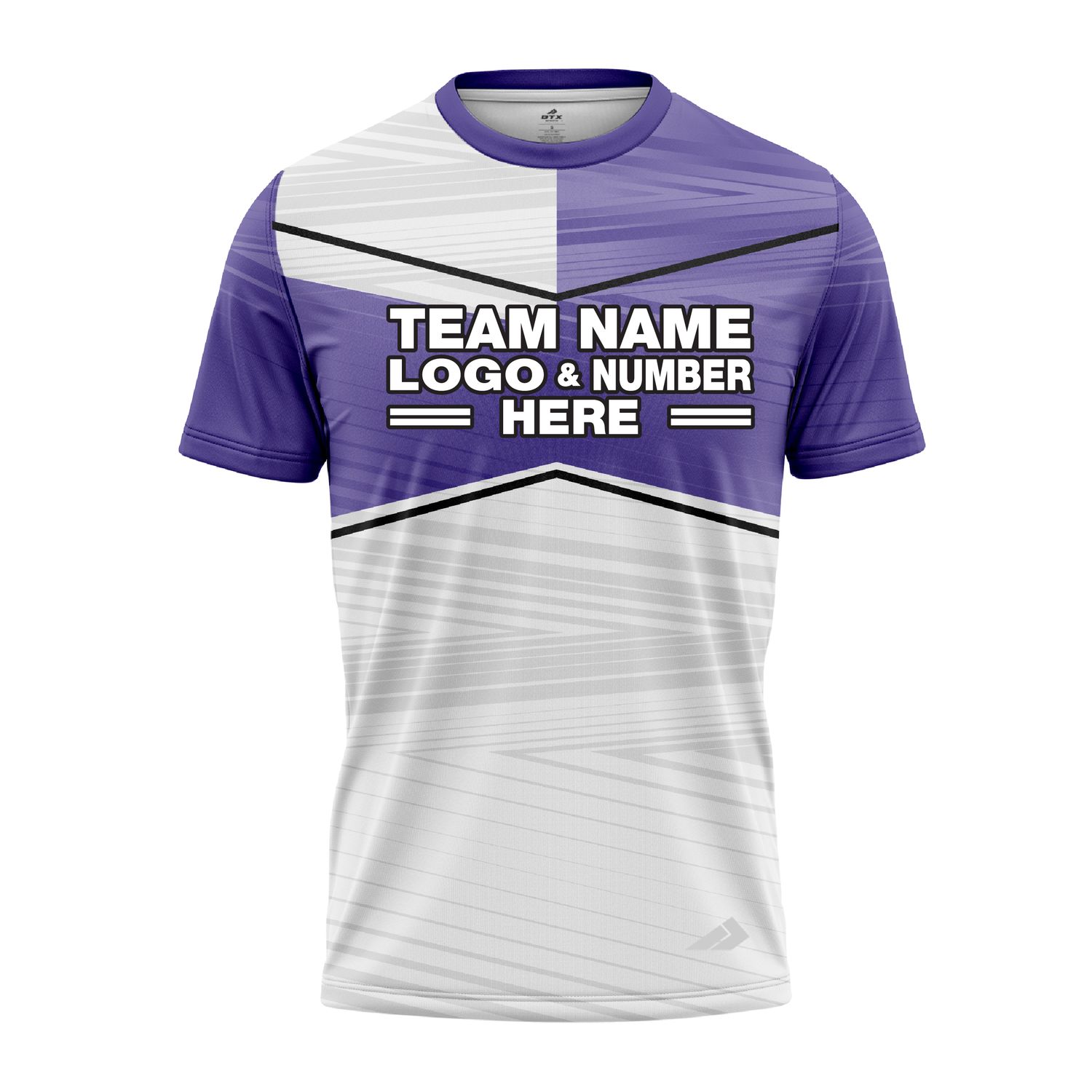 Custom Fully Sublimated Black Line Pattern Berry White Performance Jersey 2959