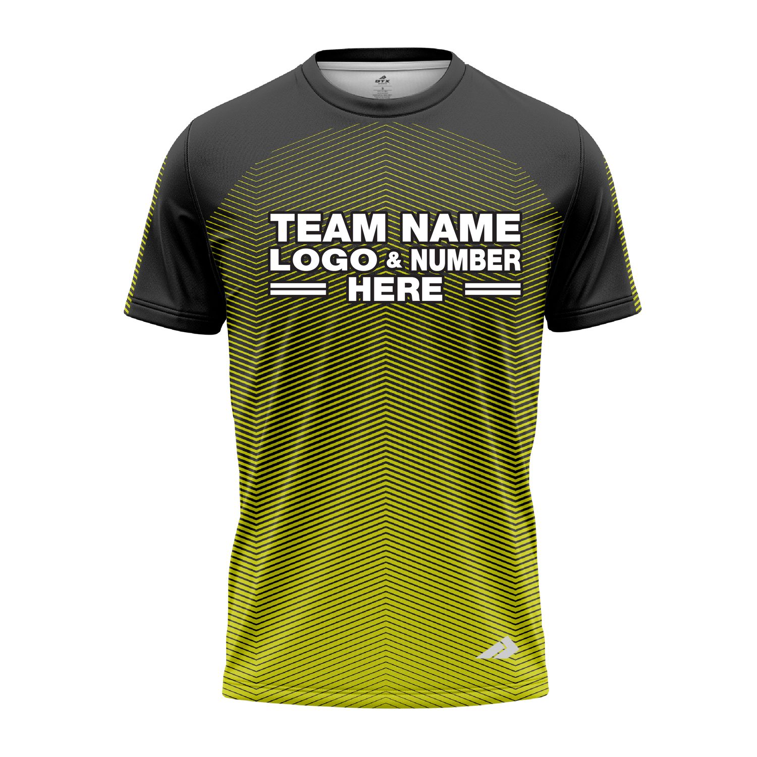 Custom Fully Sublimated Gradient Pattern Green Performance Jersey 3099