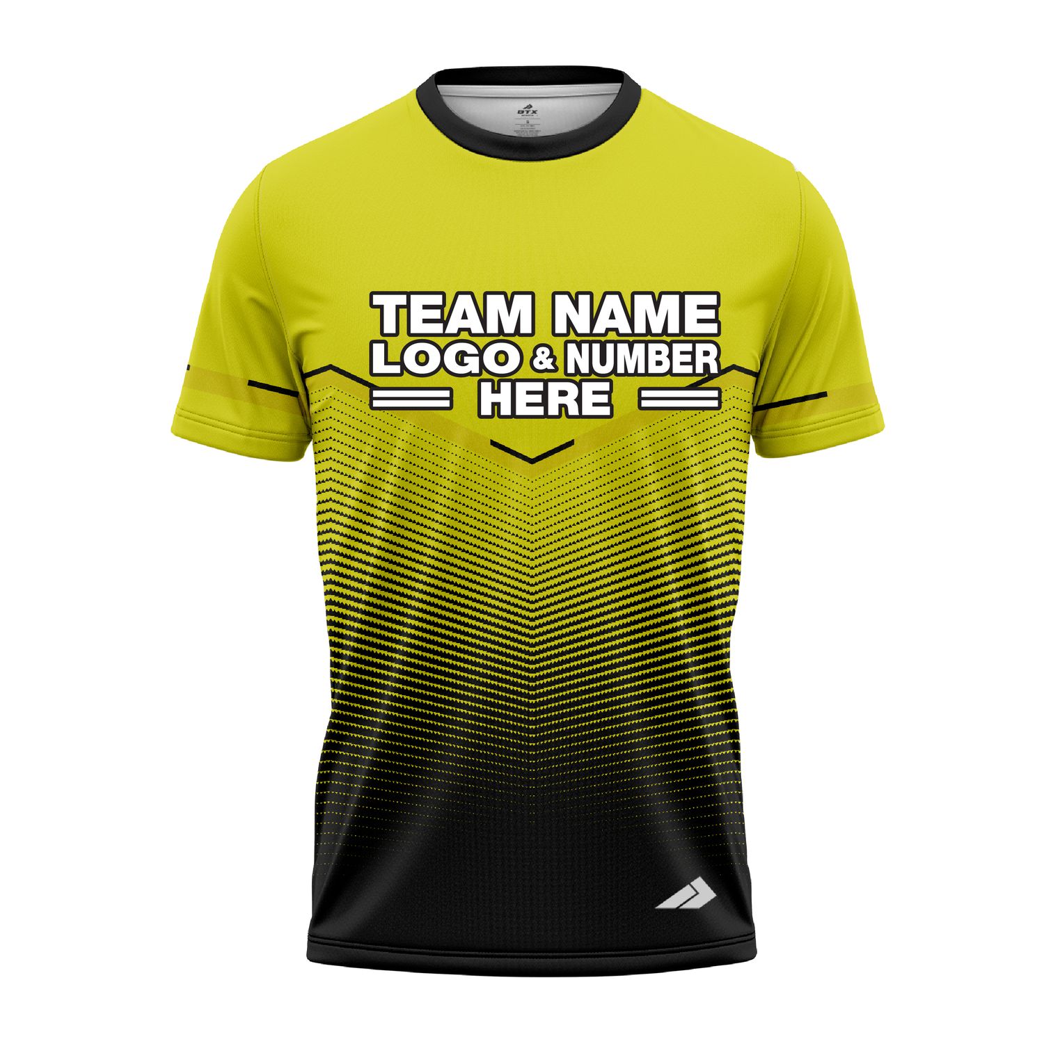 Custom Fully Sublimated Bold  Pattern Green Black Performance Jersey 3288