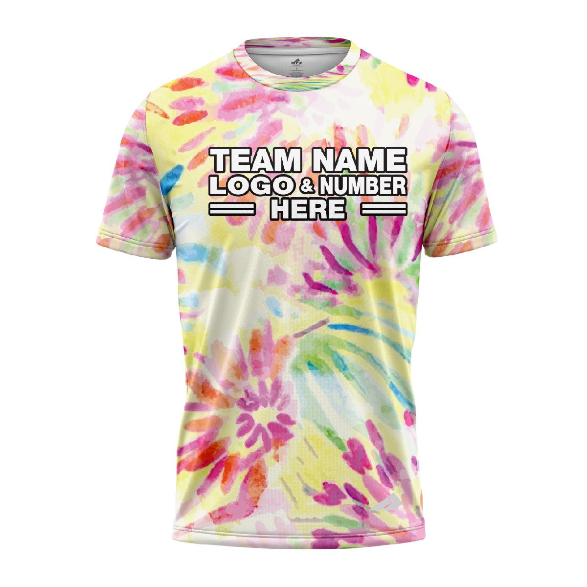 Custom Fully Sublimated Painted Fingers Tie Dye Pattern Multicolor Performance Jersey 4016