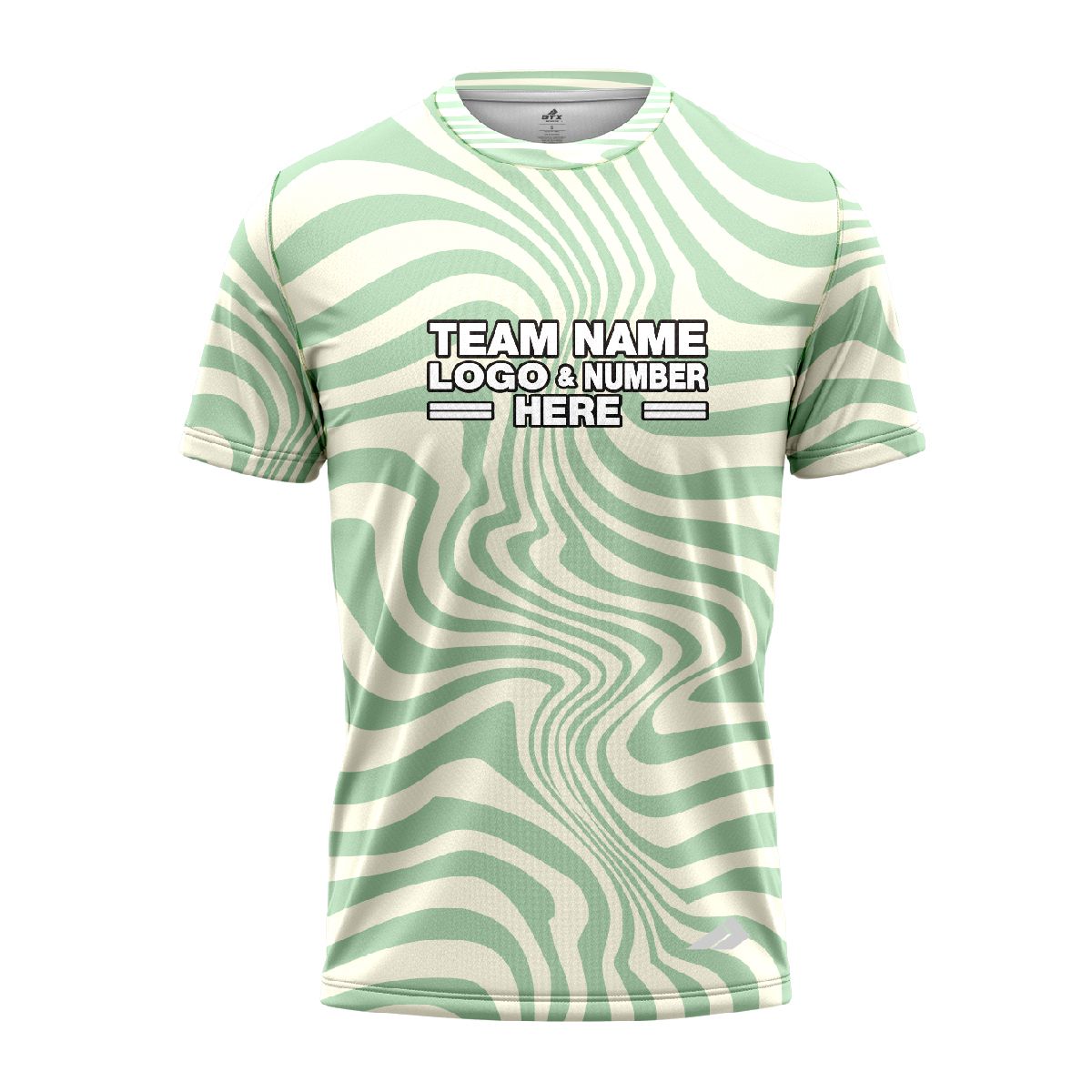 Custom Fully Sublimated Trippy Titans Tie Dye Pattern White Teal Performance Jersey 4128