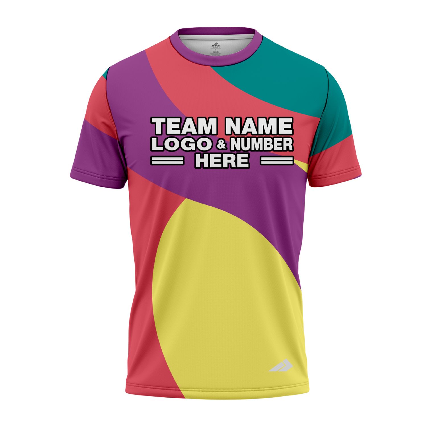 Custom Fully Sublimated Radiant Disc Golf Pattern Four Colors Performance Jersey 5468