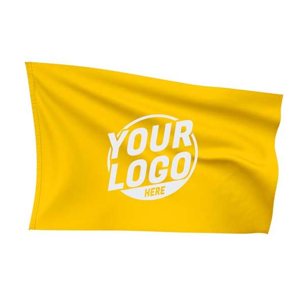 Custom Fully Sublimated Solid DD Pattern Yellow Flag 5652
