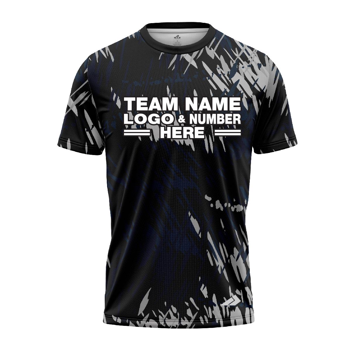 Custom Fully Sublimated Vibrant Tie Dye Pattern Blue Performance Jersey 7415