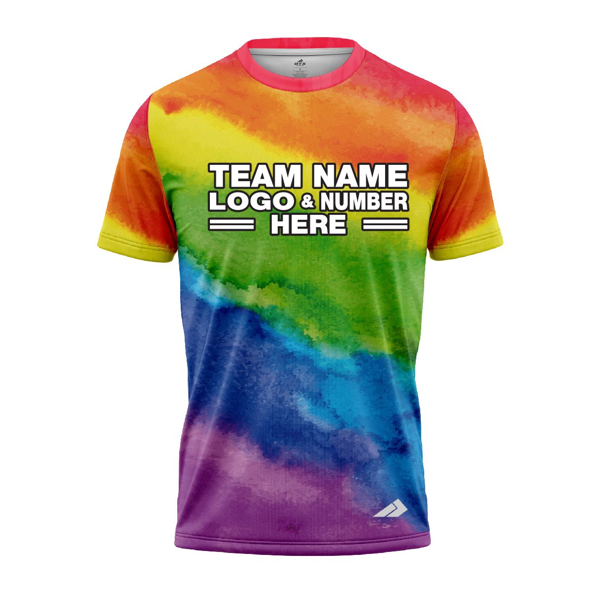 Custom Fully Sublimated Original Tie Dye Pattern Multicolor Performance Jersey 7460