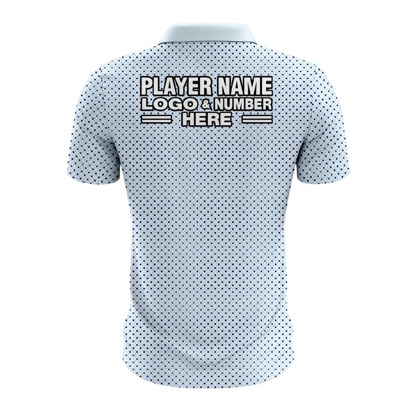 Custom Fully Sublimated Basic Golf Pattern SkyBlue Performance Polo Shirt 9132