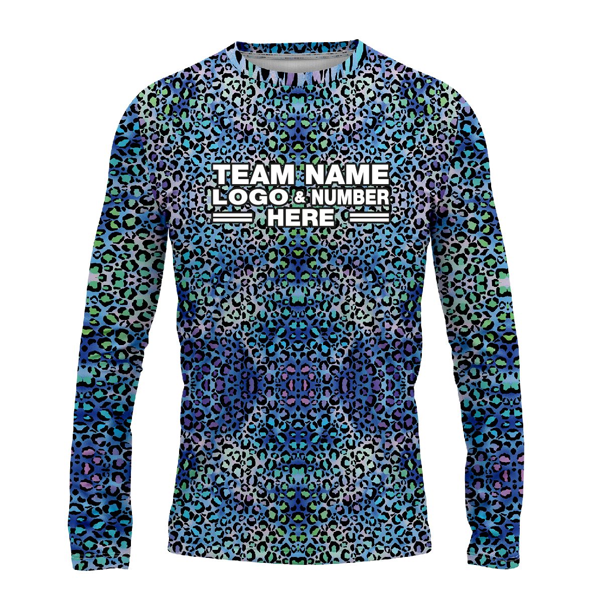 Custom Fully Abstract Animal Print Performance Long Sleeves 10423