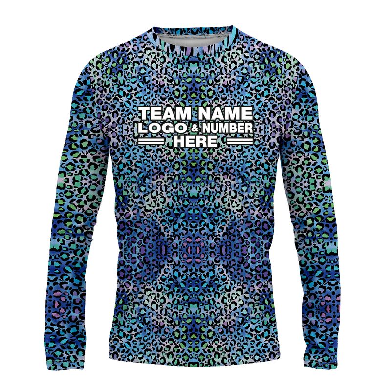 Custom Fully Abstract Animal Print Performance Long Sleeves 10423
