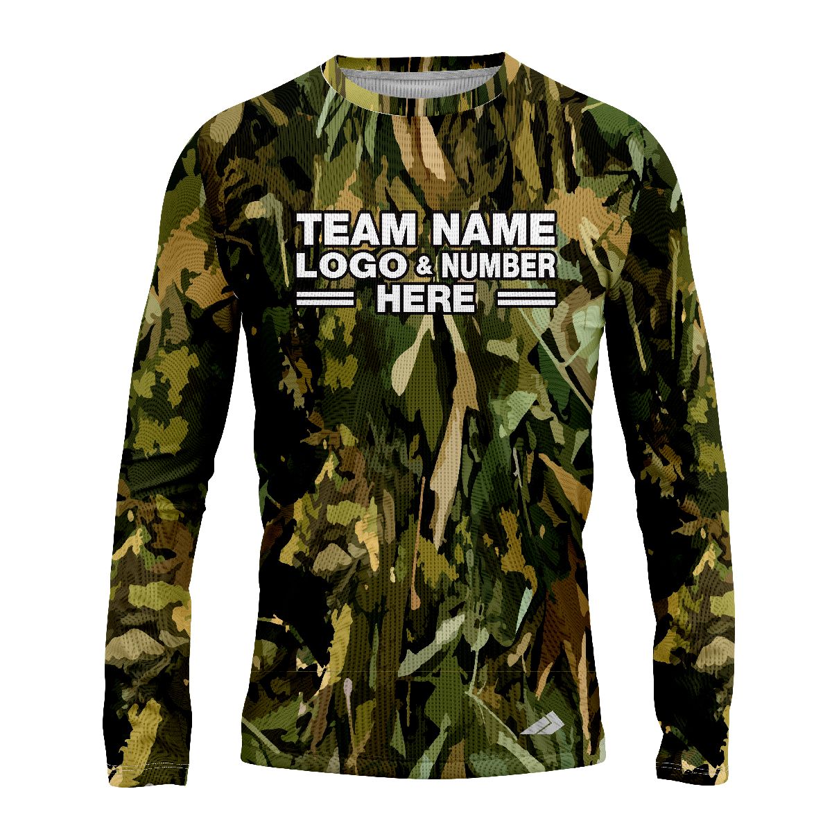 Custom Fully Sublimated Fall Camo Pattern Performance Long Sleeves 11603