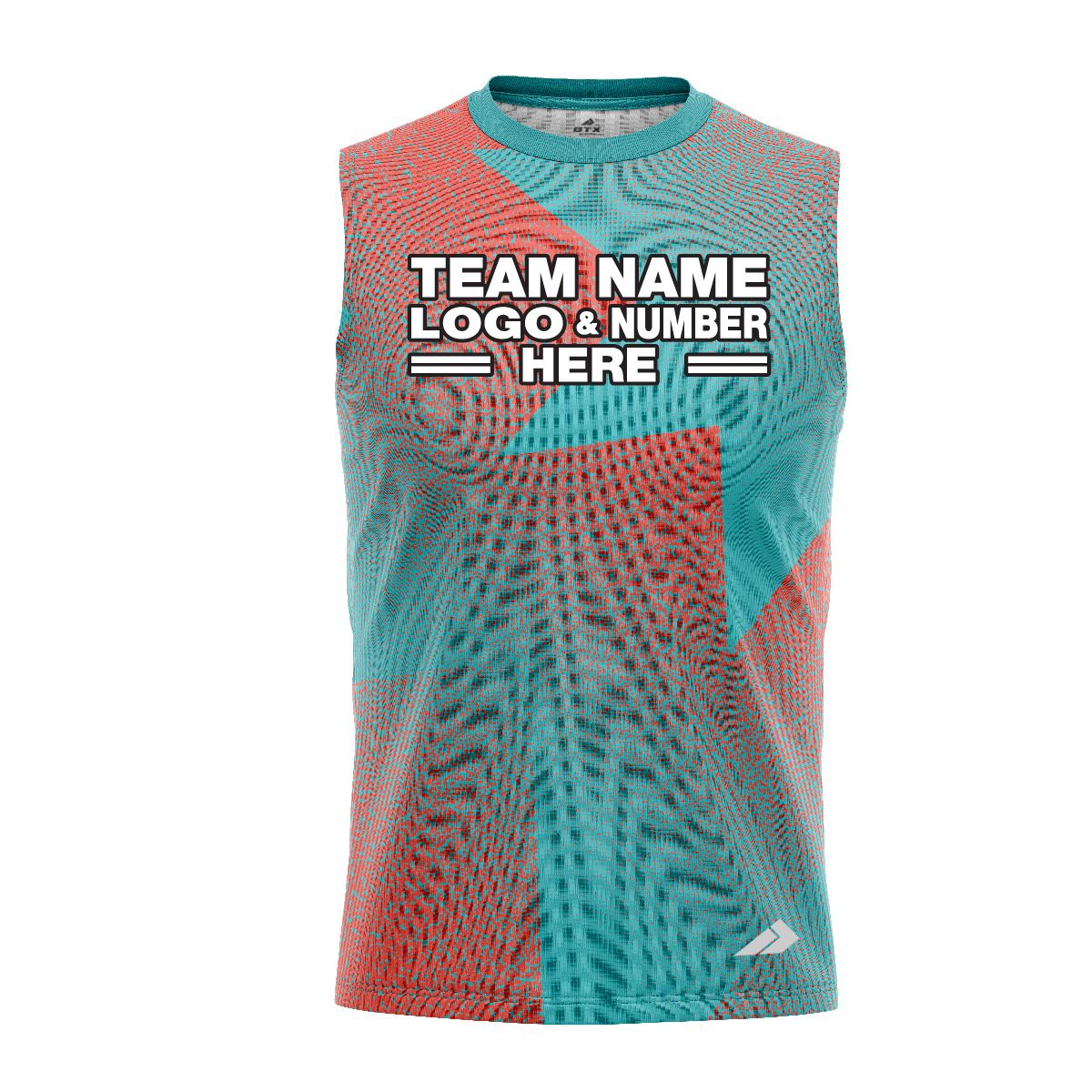 Custom Fully Sublimated Star Pattern Yellow Performance Sleeveless 12499