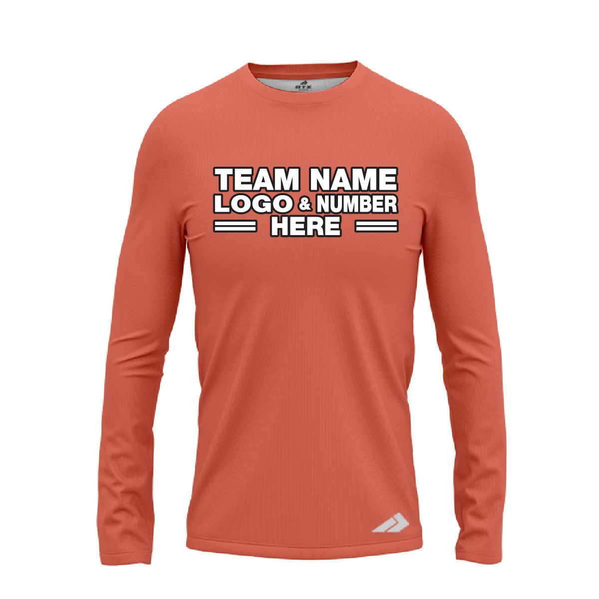 Custom Fully Sublimated Solid D6 Pattern Sweetness Performance Long Sleeves 12939