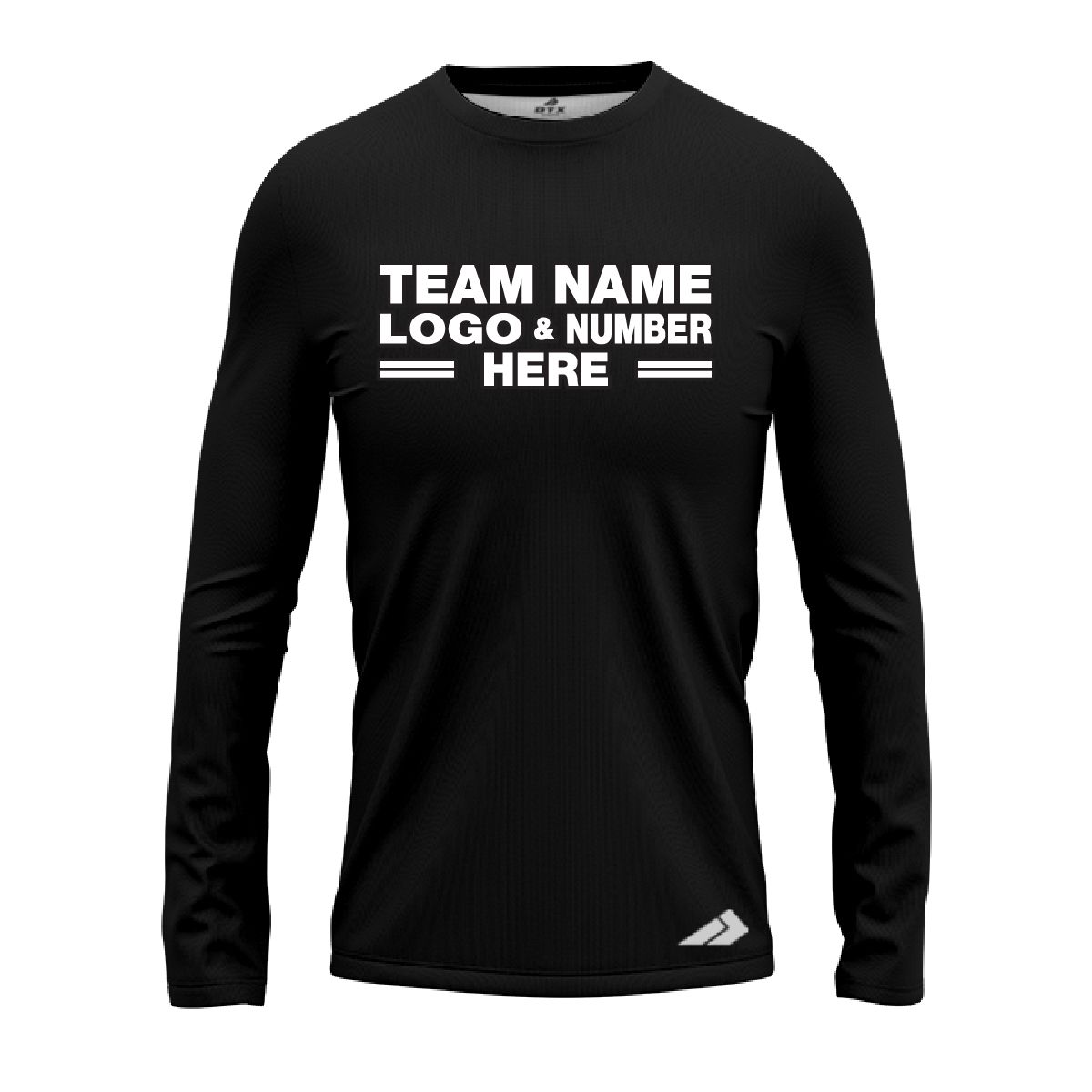 Custom Fully Sublimated Solid A19 Pattern Caviar Performance Long Sleeves 13251