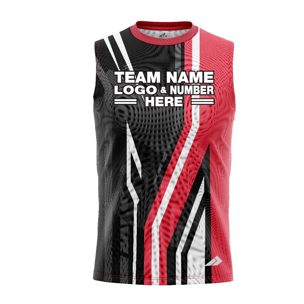 Custom Fully Sublimated Pallets Pattern Pink Black Performance Sleeveless 13559