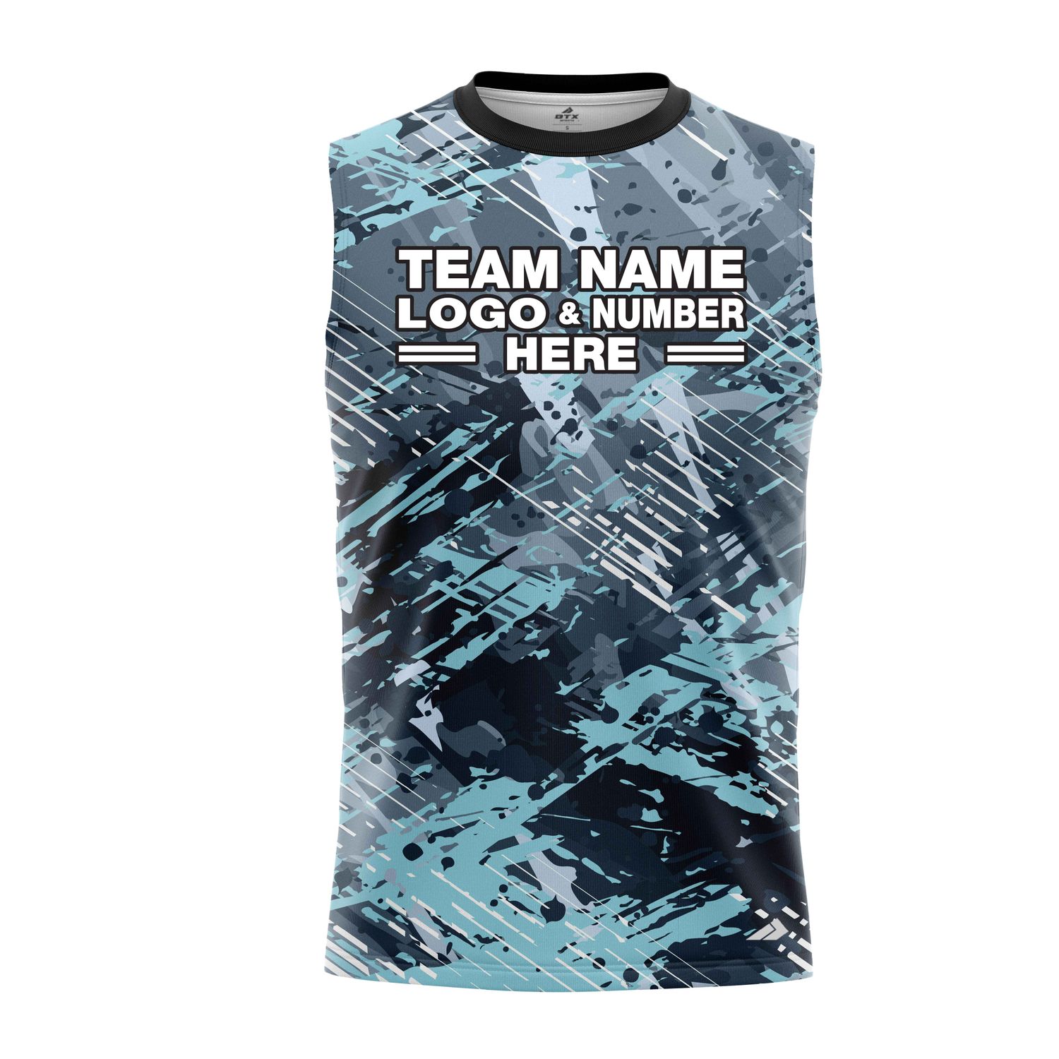 Custom Fully Sublimated Icebreack Tie Dye Pattern Performance Sleeveless 14179