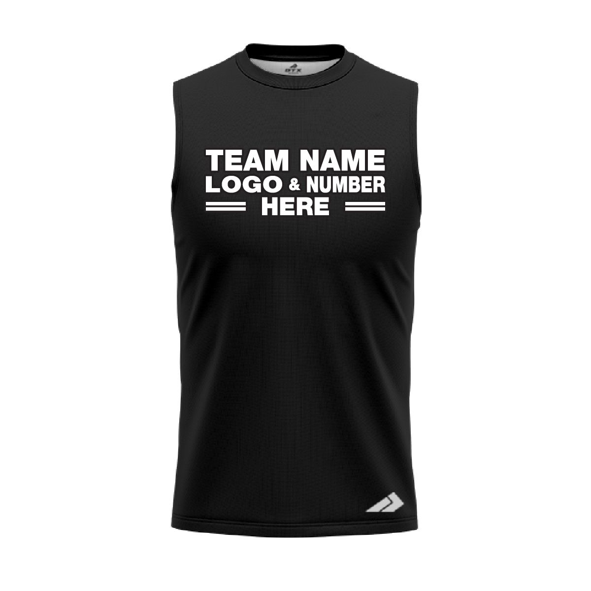 Custom Fully Sublimated Solid A19 Pattern Caviar Performance Sleeveless 14883