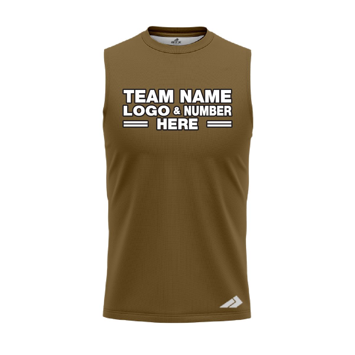 Custom Fully Sublimated Solid AA34 Pattern Hardwood Performance Sleeveless
