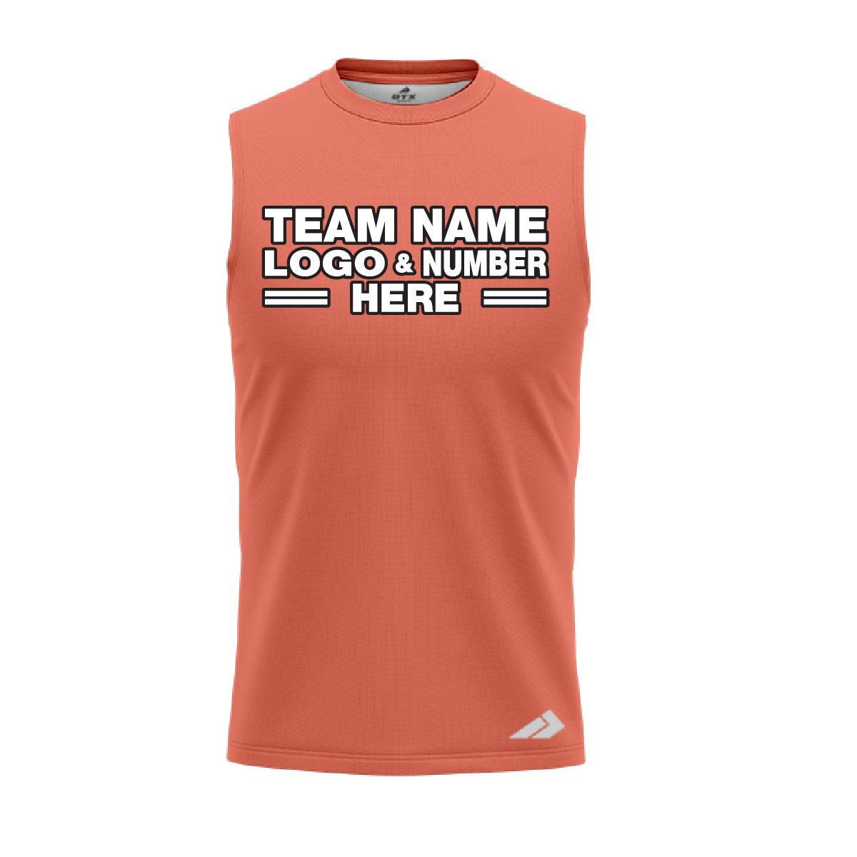 Custom Fully Sublimated Solid D6 Pattern Sweetness Performance Sleeveless 15195