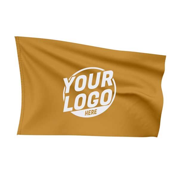 Custom Fully Sublimated Solid Z23 Pattern Brown Beige Flag 16080