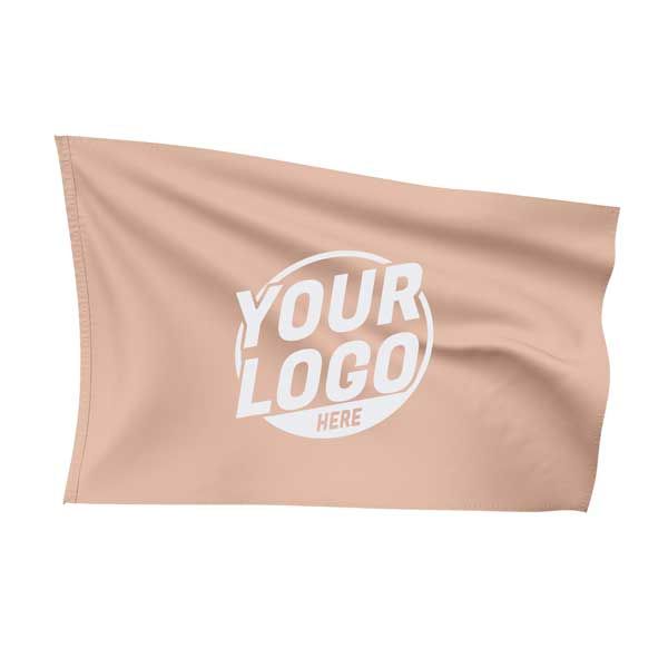 Custom Fully Sublimated Solid X12 Pattern Light Brown Flag 16053