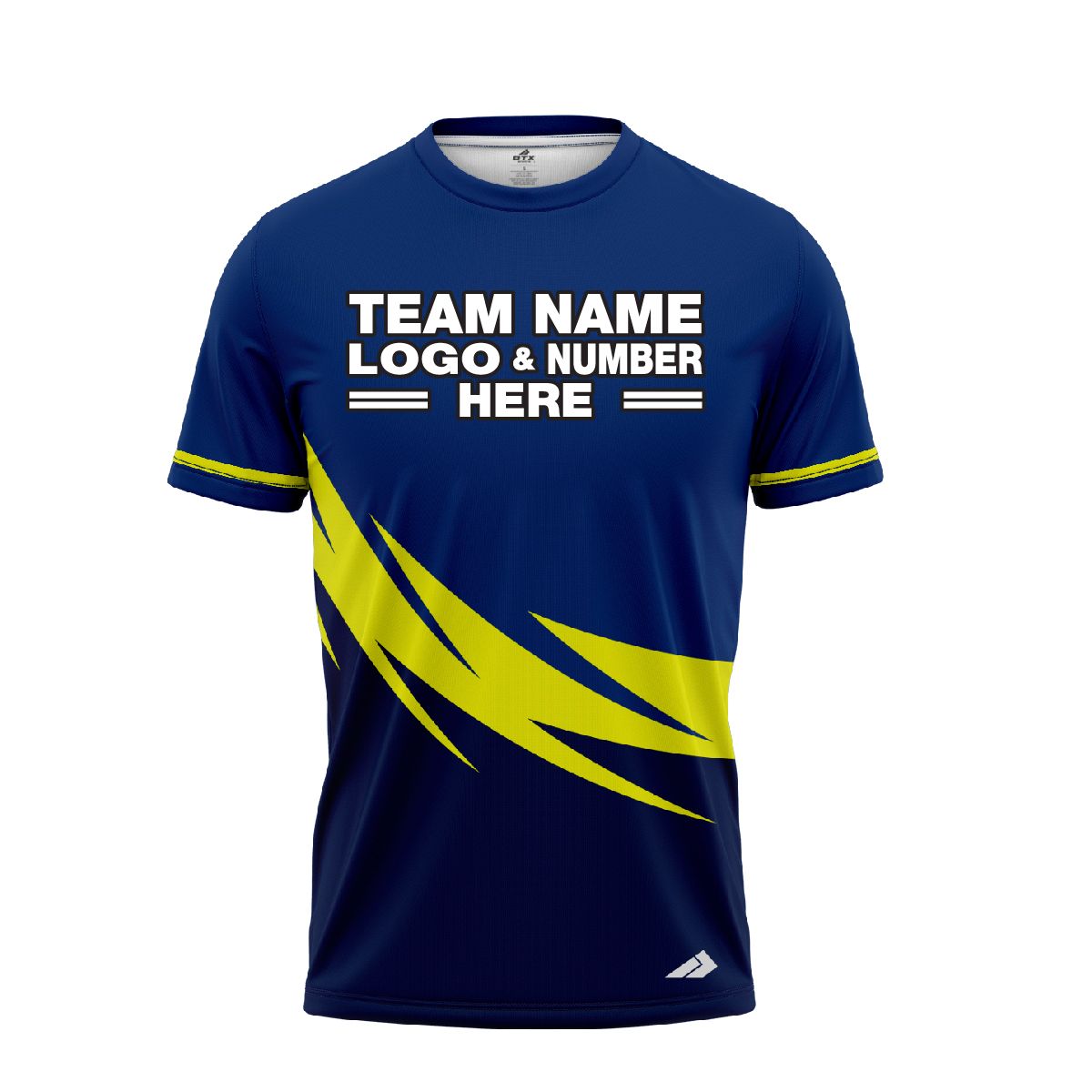 Custom Fully Sublimated Spikes Two Pattern Dark Blue Green Performance Baseball Softball Jersey 17219