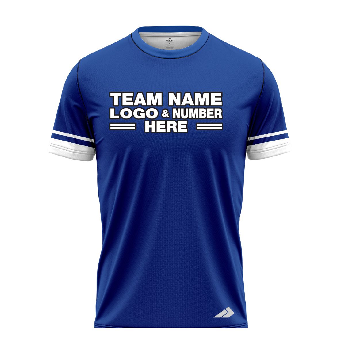 Custom Fully Sublimated Modern Eight Pattern Blue White Performance Baseball Softball Jersey 17276