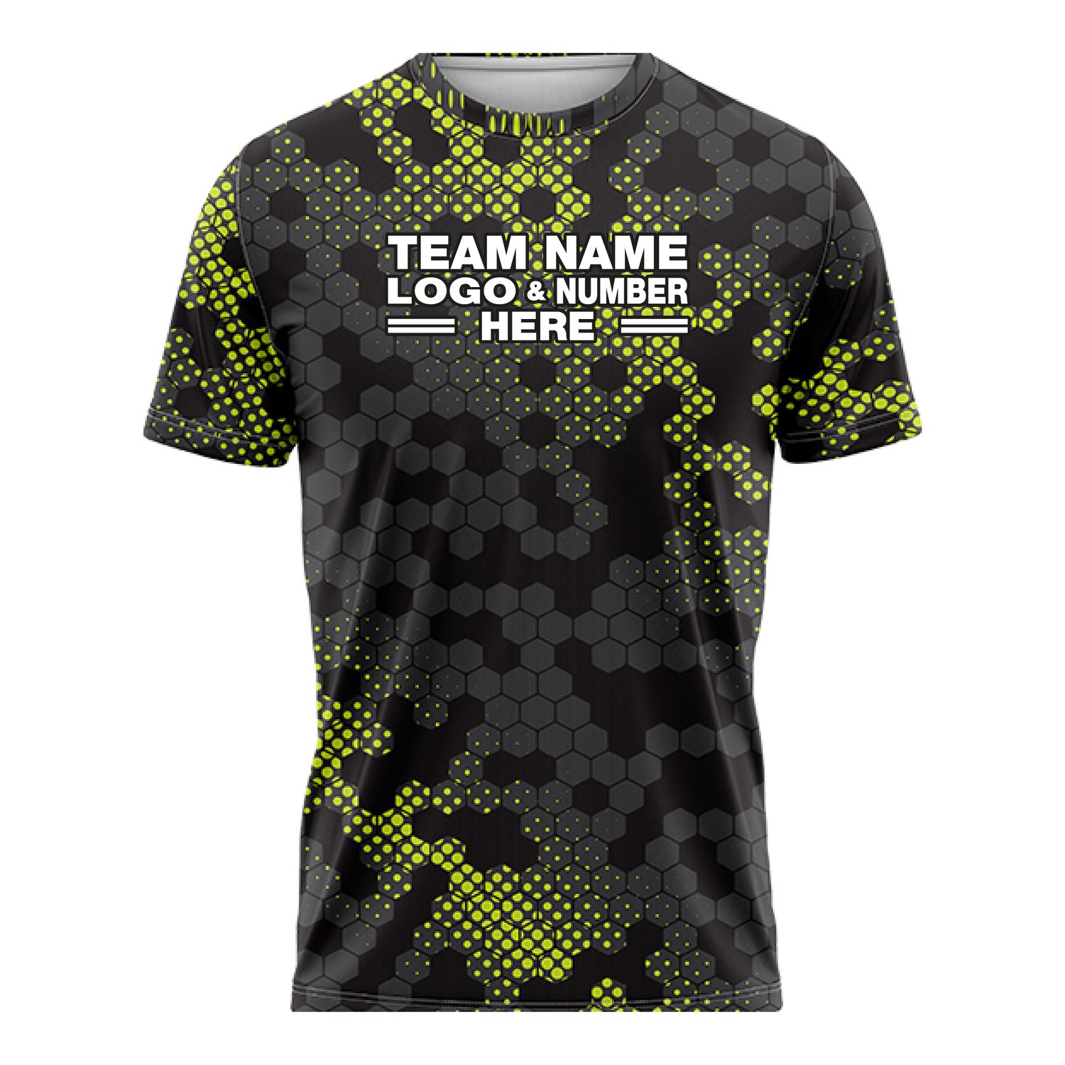 Custom Fully Sublimated DNA Pattern Black Green Performance Soccer Uniform Jersey 17556
