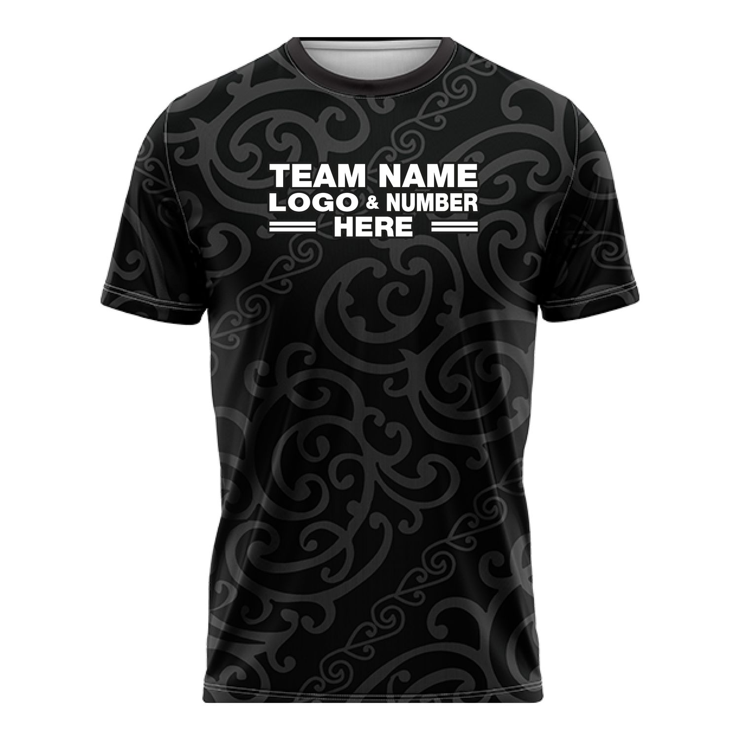 Custom Fully Sublimated High Energy Pattern Black Performance Soccer Uniform Jersey 17548