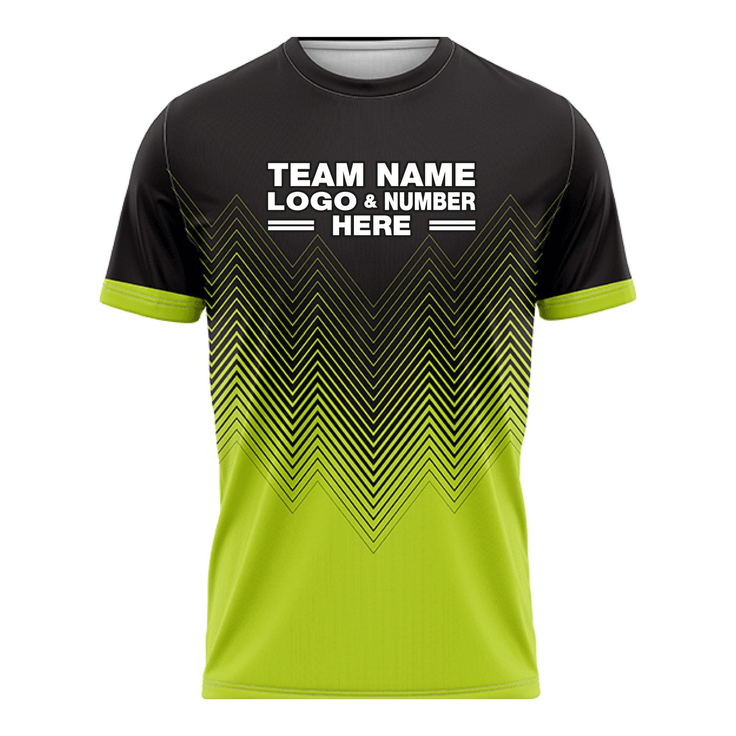 Custom Fully Sublimated Faded Peaks Pattern Green Black Performance Soccer Uniform Jersey 17716