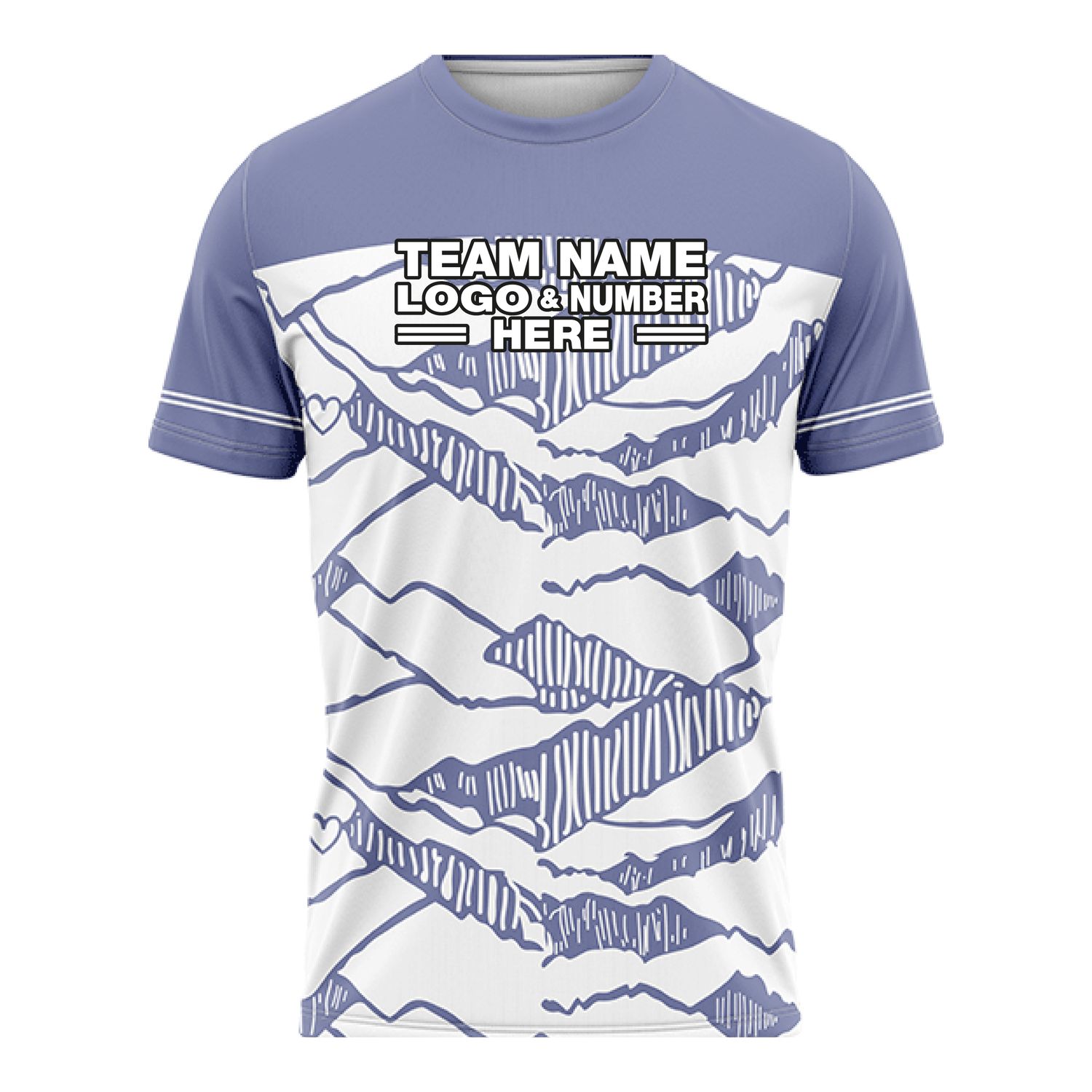 Custom Fully Sublimated Abstract Pattern White SkyBlue Performance Soccer Uniform Jersey 17760