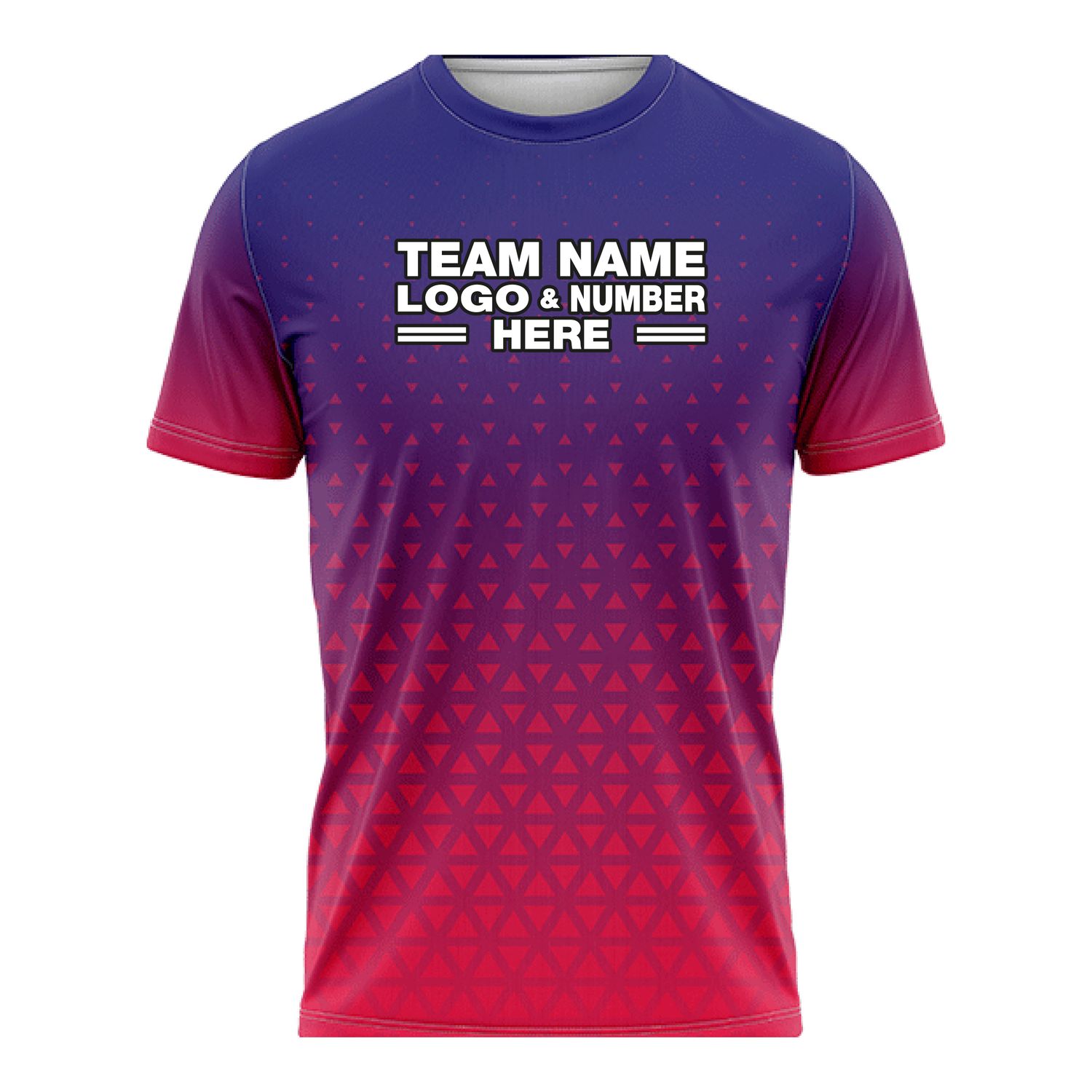 Custom Fully Sublimated Spikes Pattern Pink Blue Performance Soccer Uniform Jersey 17948