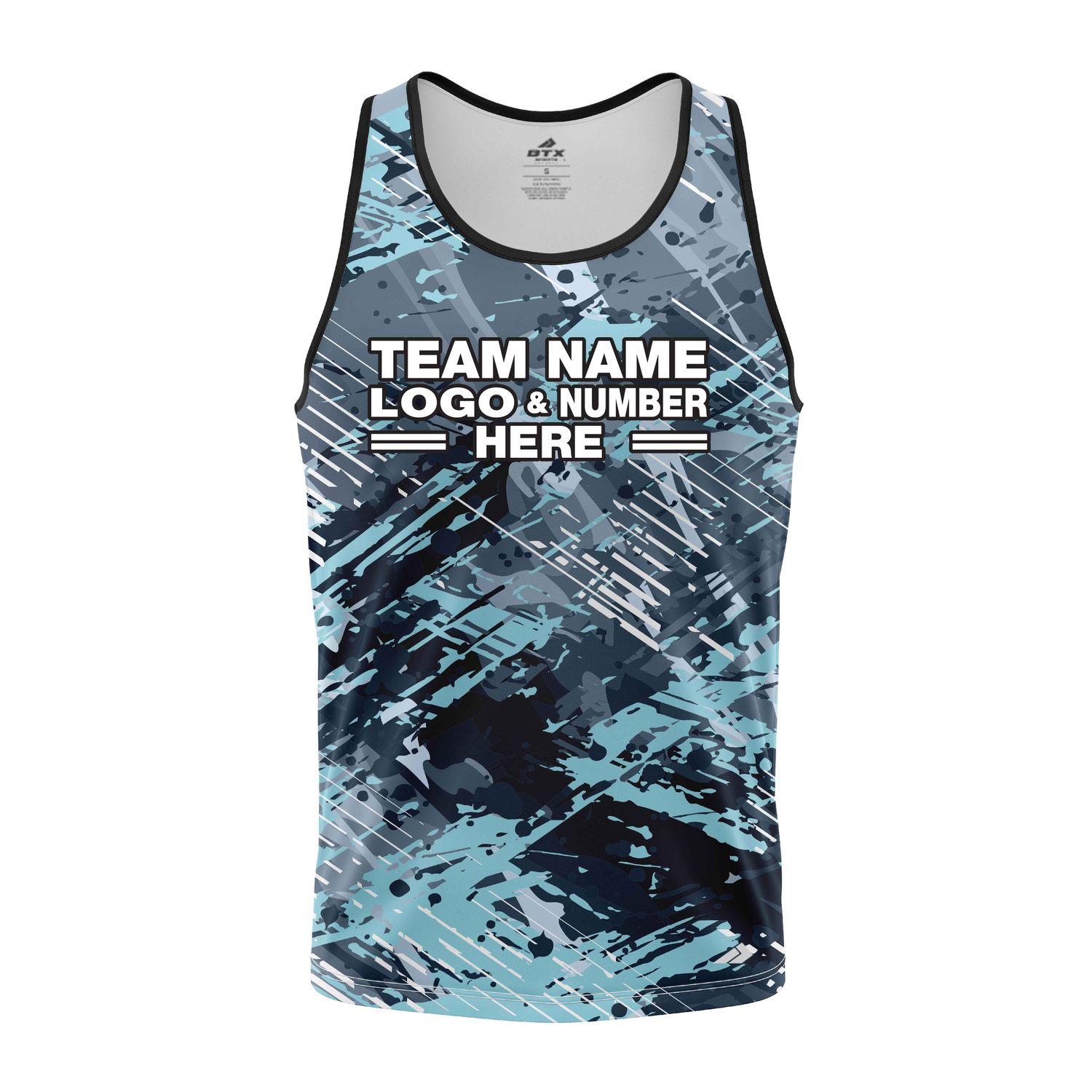 Custom Fully Sublimated Icebreack Tie Dye Pattern Performance Tank Top 18727