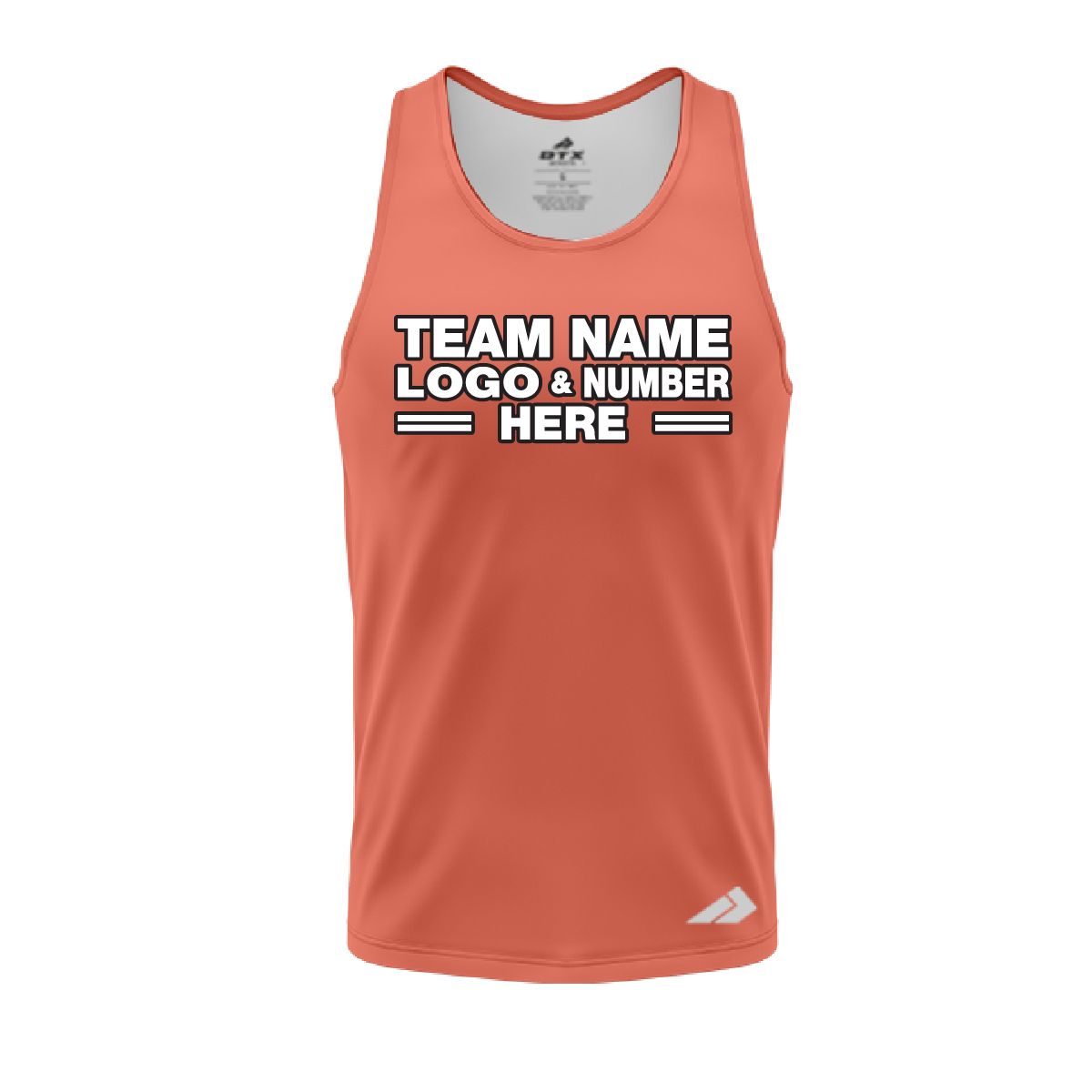 Custom Fully Sublimated Solid D6 Pattern Sweetness Performance Tank Top 19283